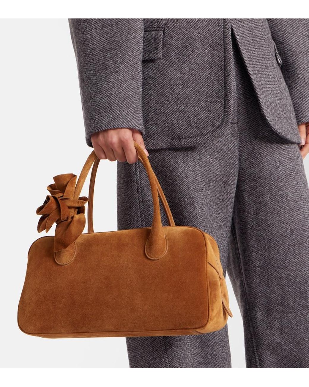 Borsa Brigitte Small di Magda Butrym in Brown