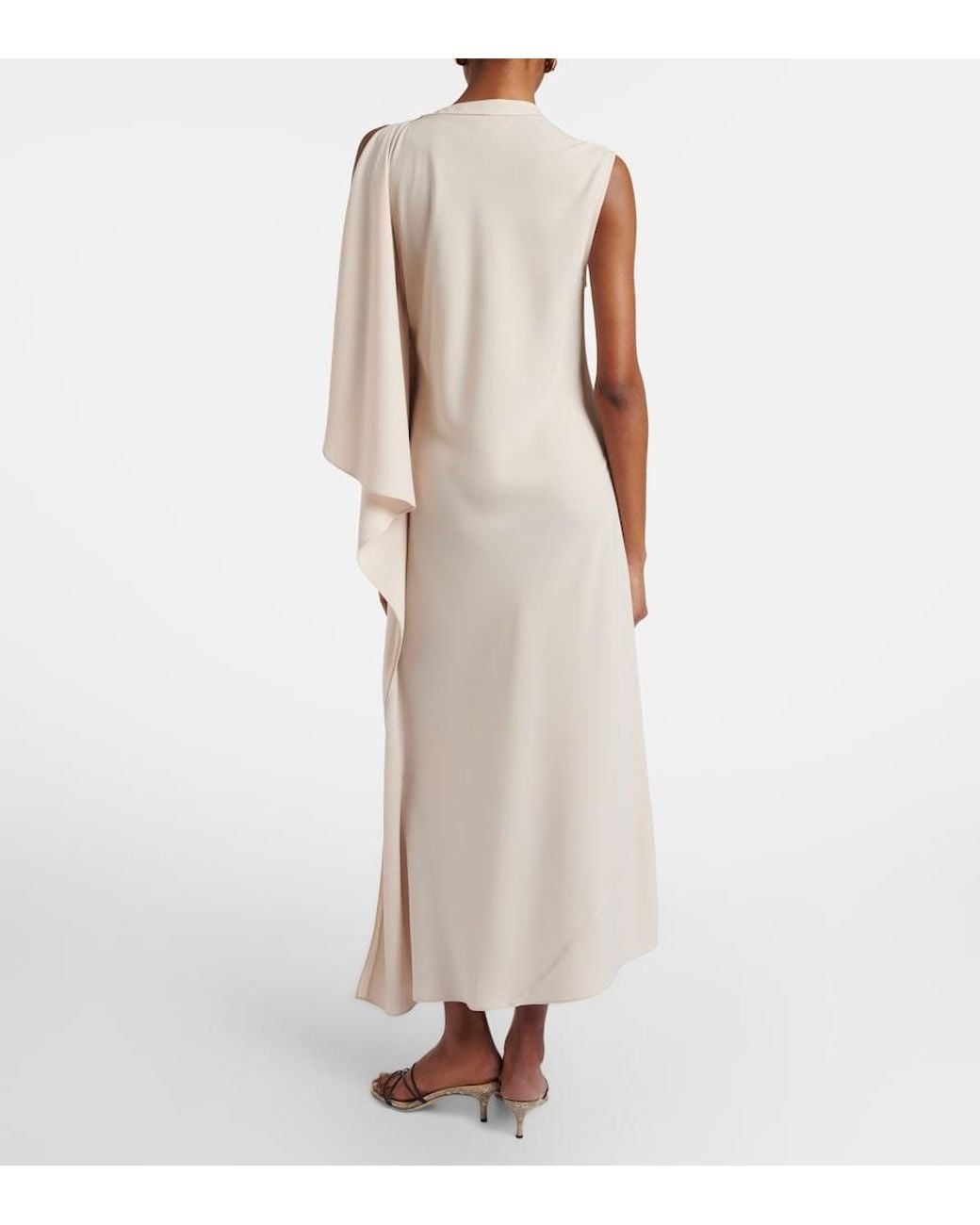 Joseph Natural Aly Crepe Maxi Dress