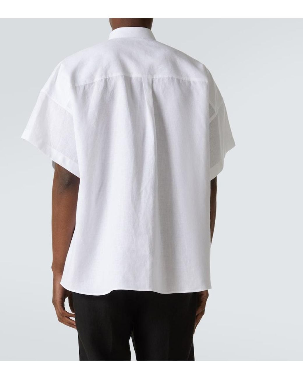 Dolce & Gabbana White Linen Shirt for men