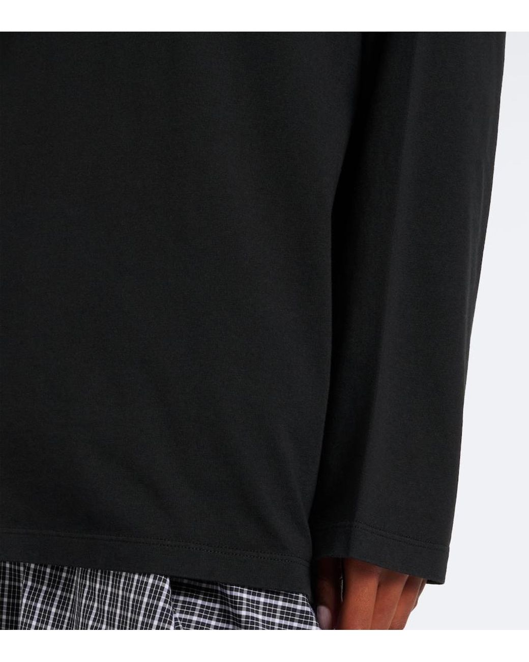 Loewe Black Logo Cotton Top