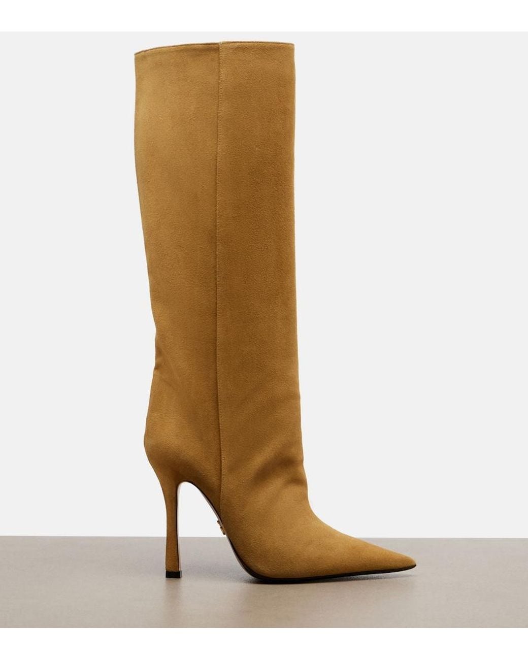 Gucci Brown Naomi Suede Knee-High Boots