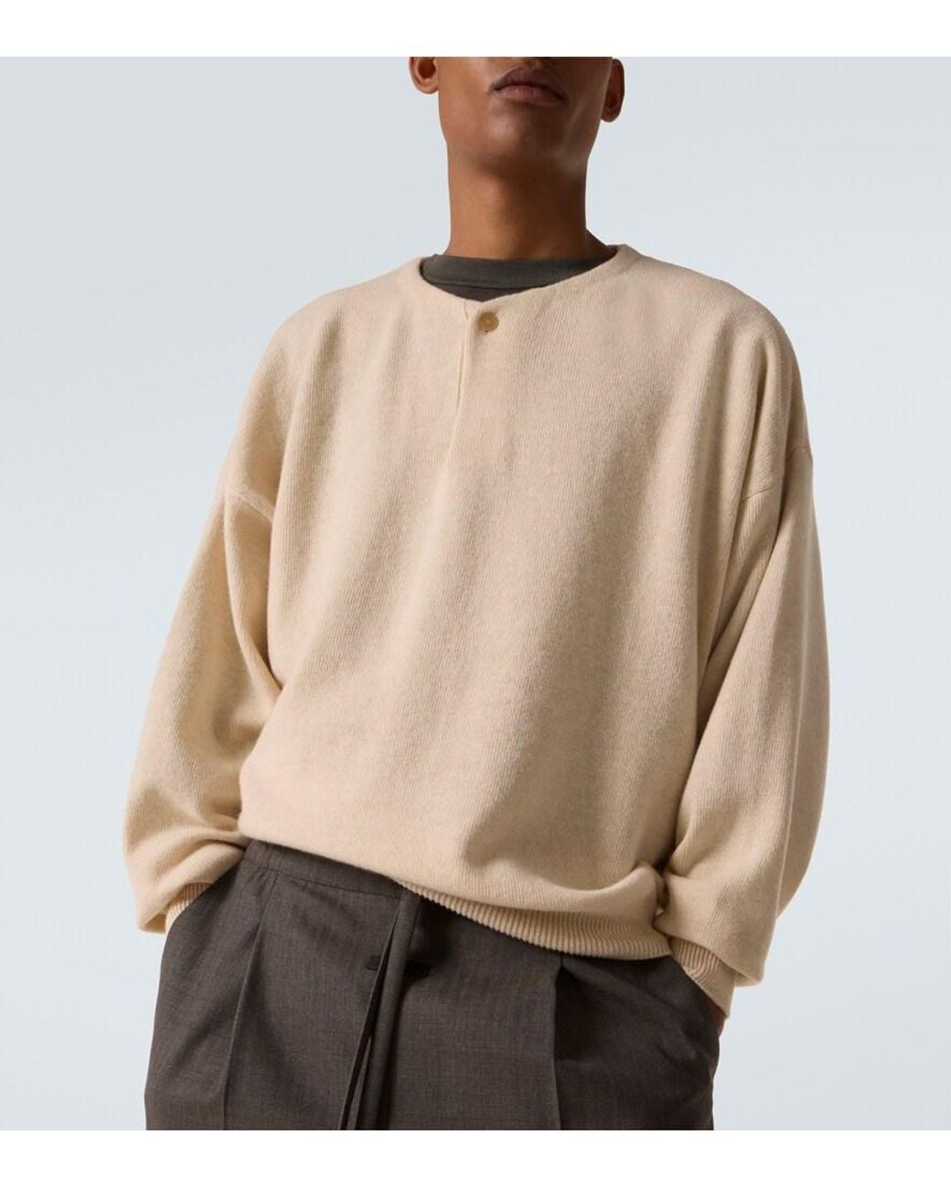 Fear Of God Natural Virgin Wool Sweater for men