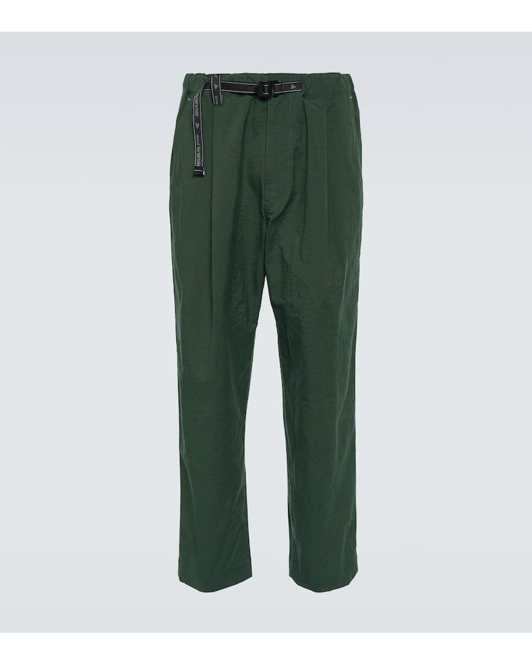 ALOUND TWOTUCK TAPERED NYLON PANTS