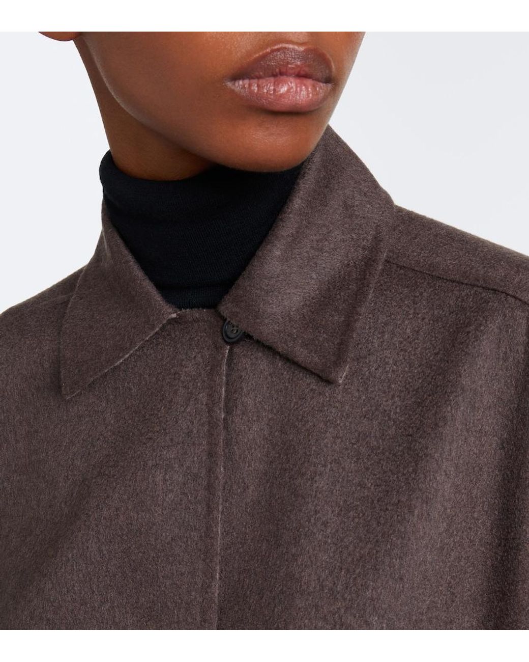 Max Mara Brown Cashmere-Blend Jacket