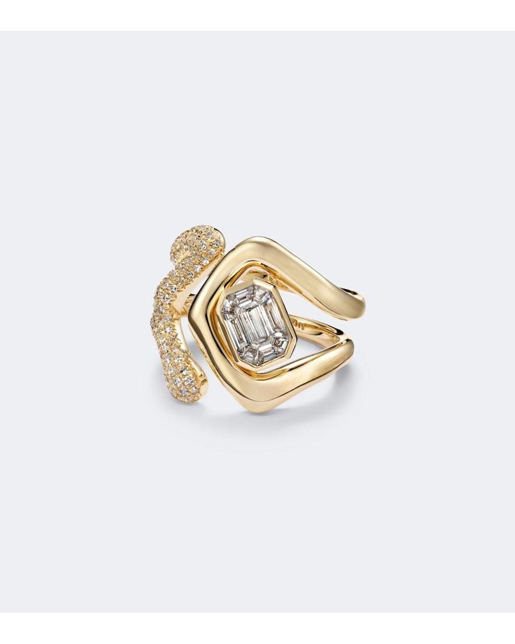 SHAY White Zar 18Kt Ring With Diamonds
