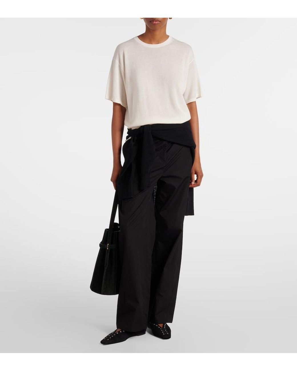 Totême White Semi-Sheer T-Shirt