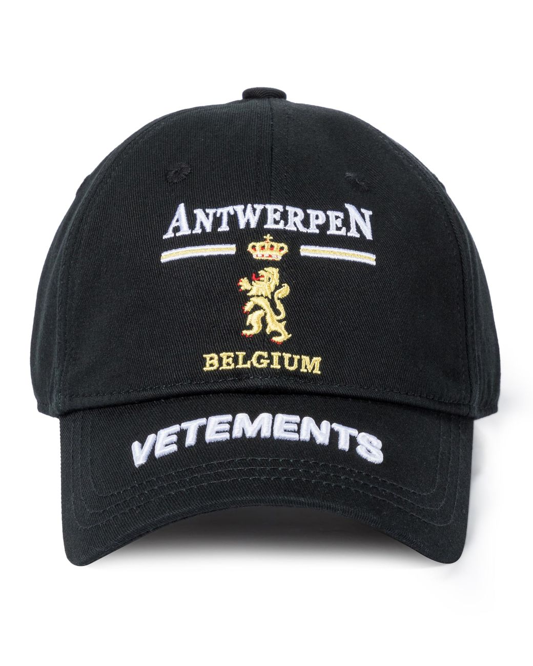 VETEMENTS ANTWERPEN キャップ vetements-black-Baseballcap-