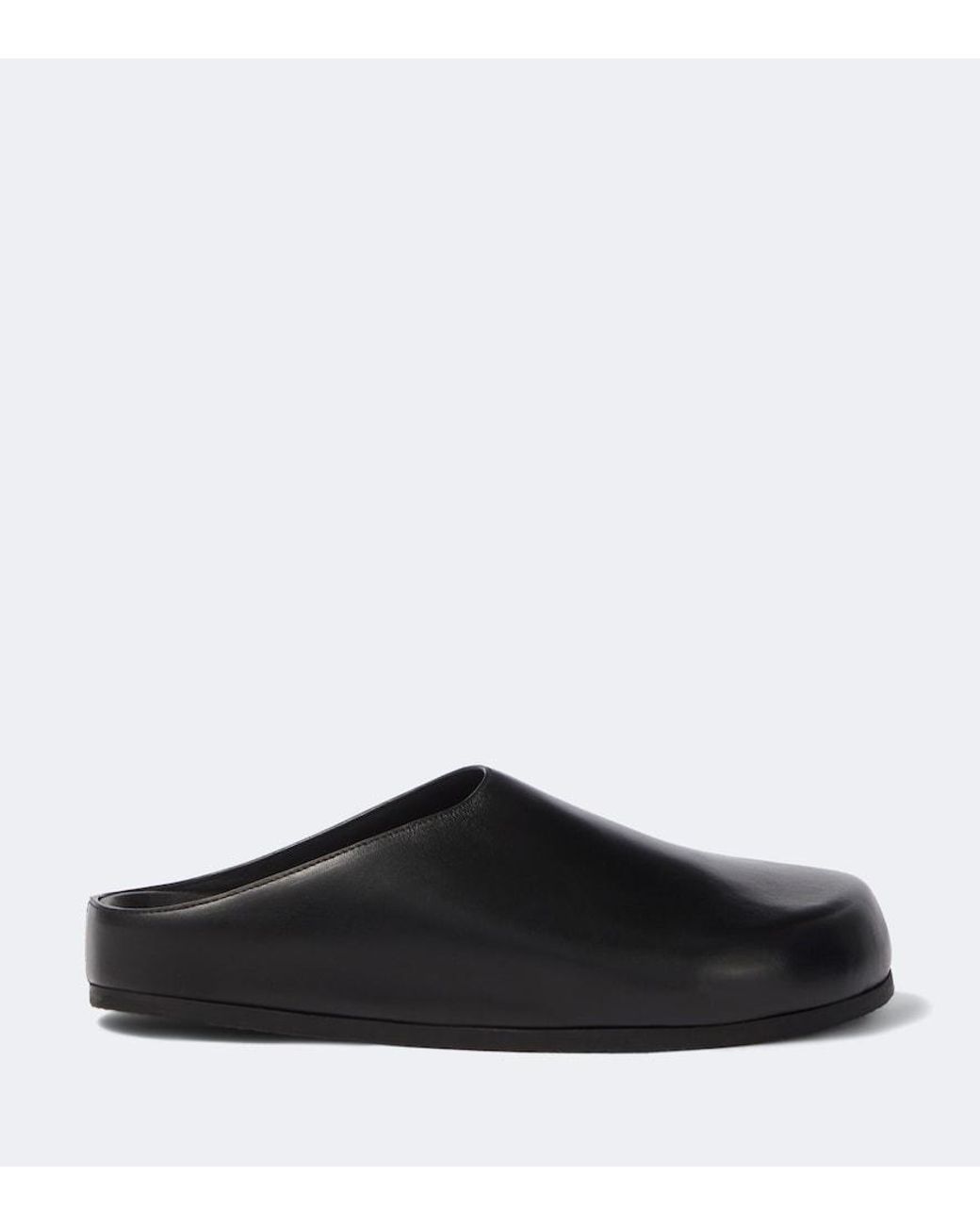 Studio Nicholson Black Wearing Leather Mules for men