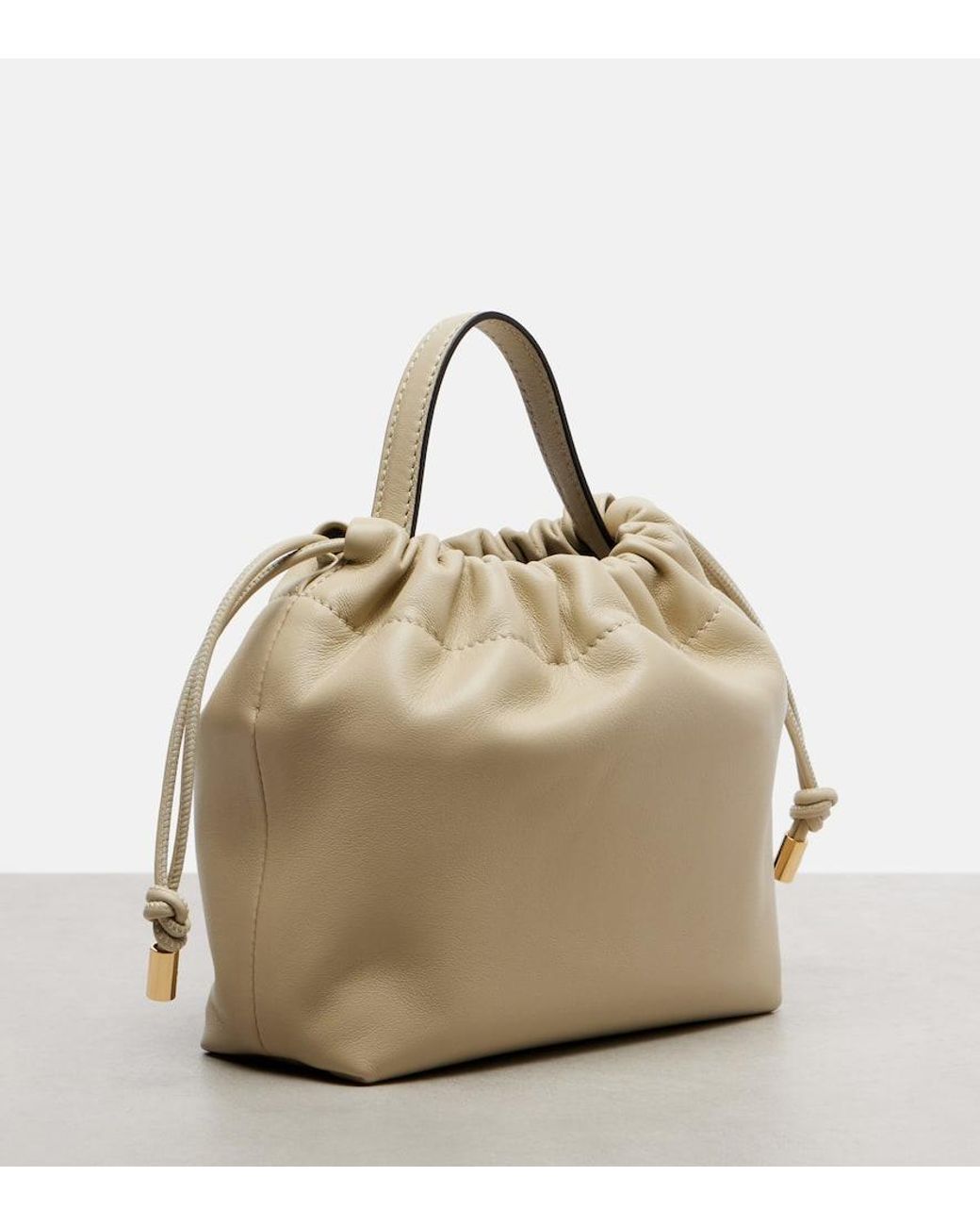 Chloé Metallic Icons Mini Leather Bucket Bag