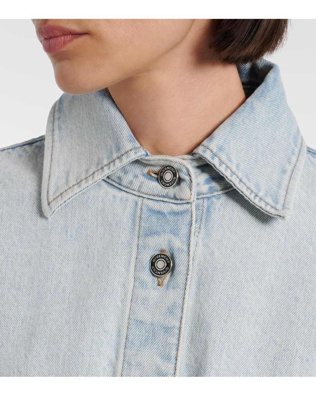 Givenchy Blue Denim Minidress