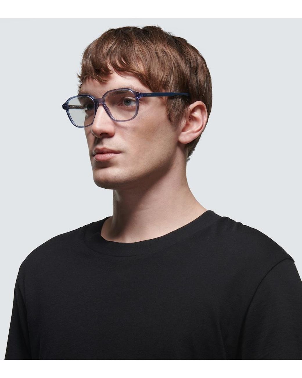 Dior Blue Indioro S3I Square Glasses for men