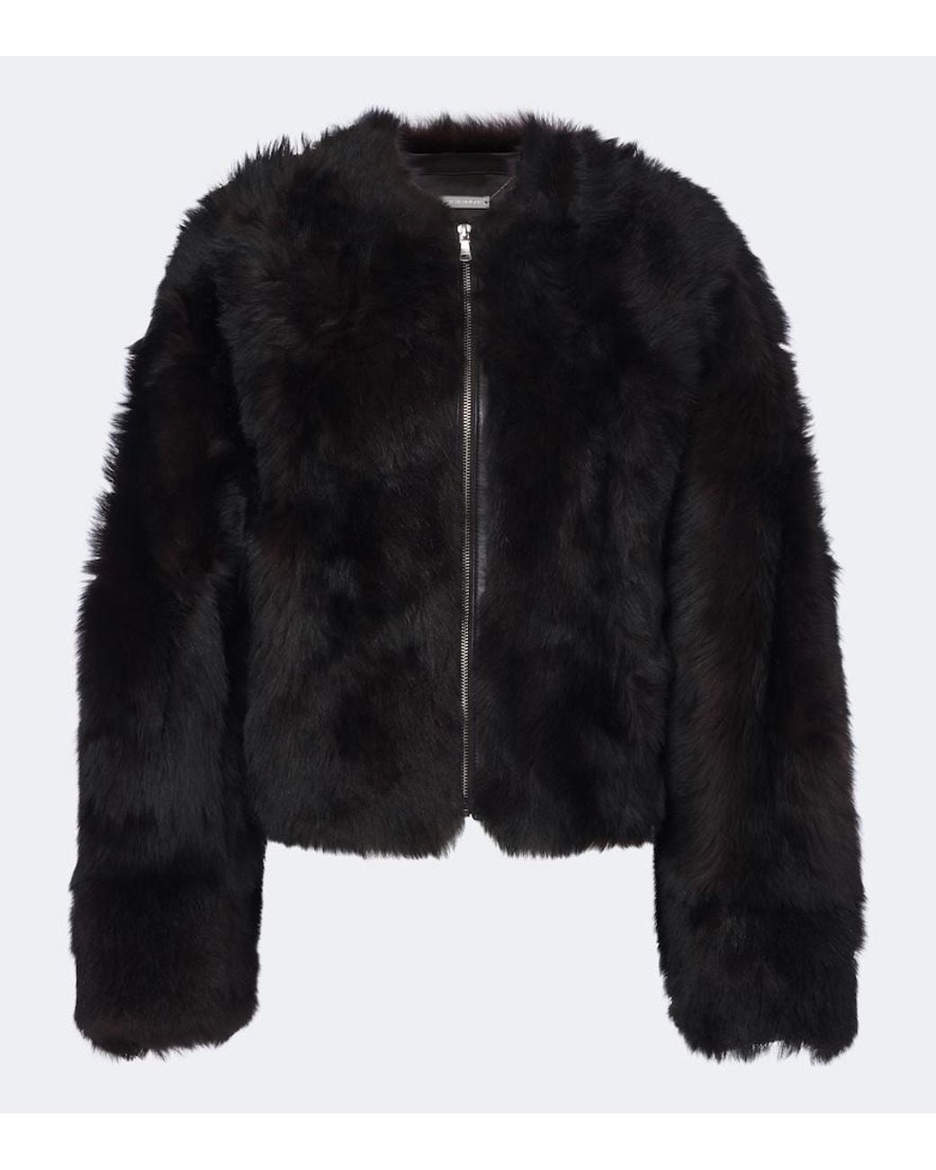 Nour Hammour Black Dianne Shearling Jacket