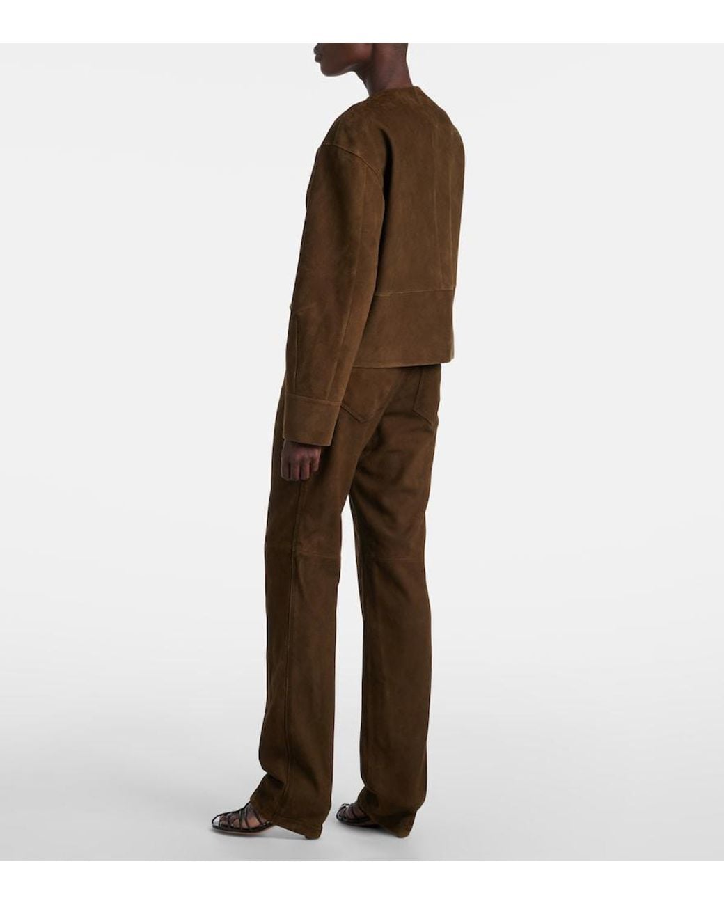 Proenza Schouler Brown Robin Suede Jacket