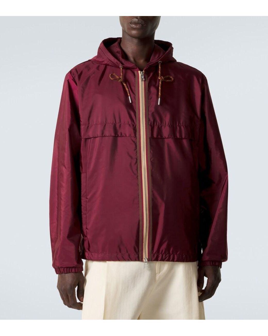 Moncler Purple Nidge Technical Jacket for men
