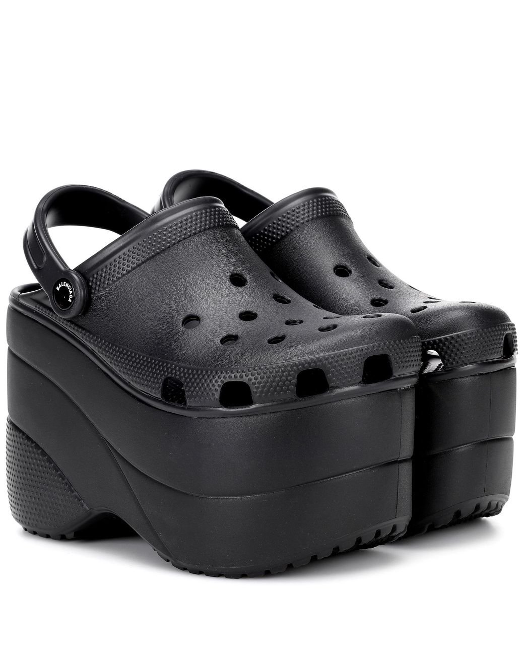 Crocs con platform di Balenciaga in Nero | Lyst