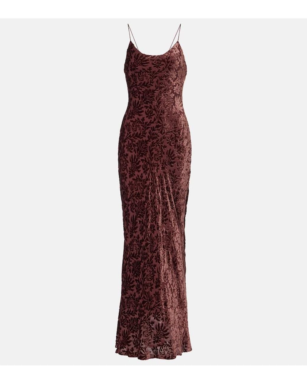 Veronica Beard Purple Jolynn Jacquard Maxi Dress