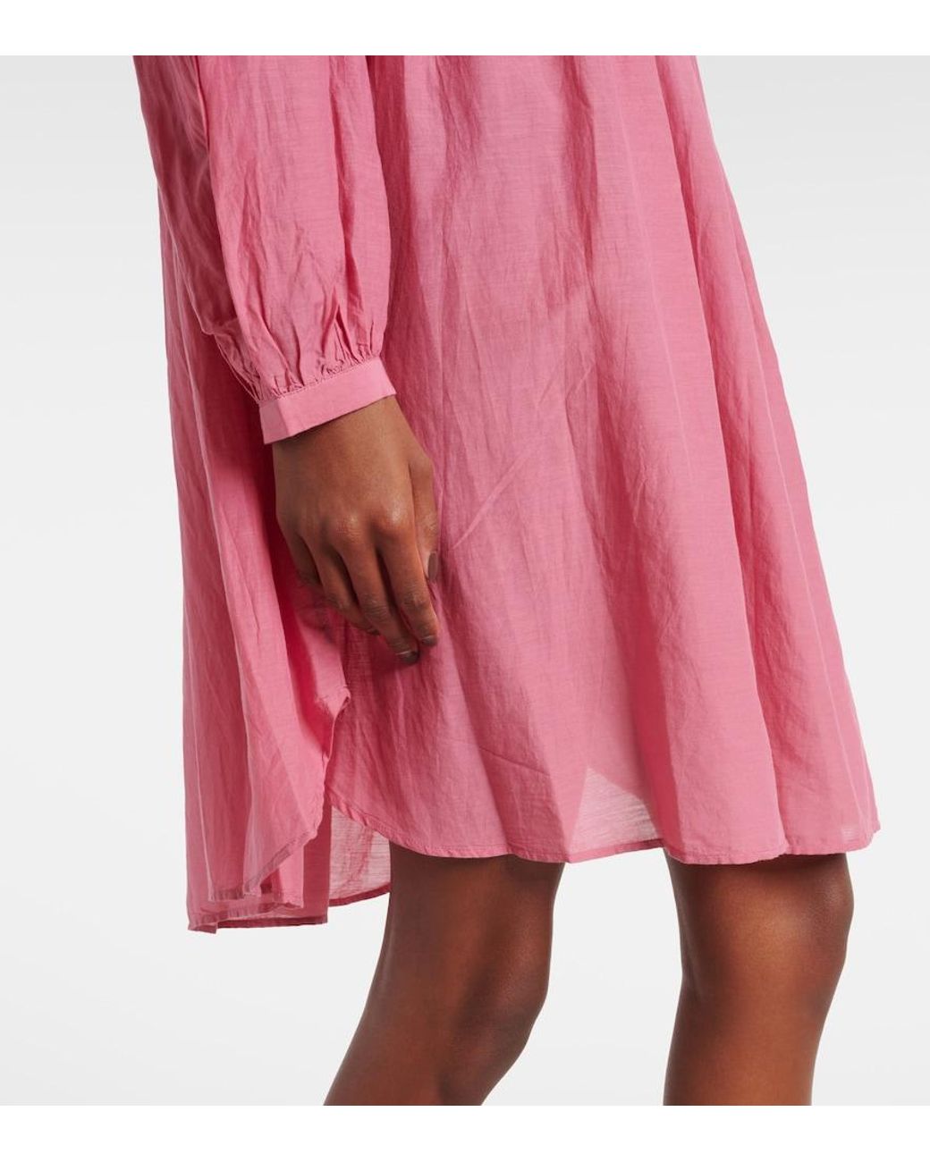 Isabel Marant Pink Danael Cotton-Blend Minidress