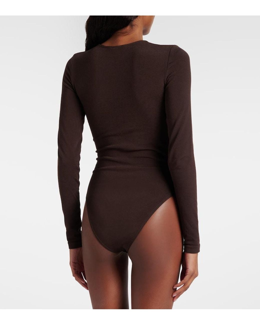 Wolford Brown Berlin Bodysuit