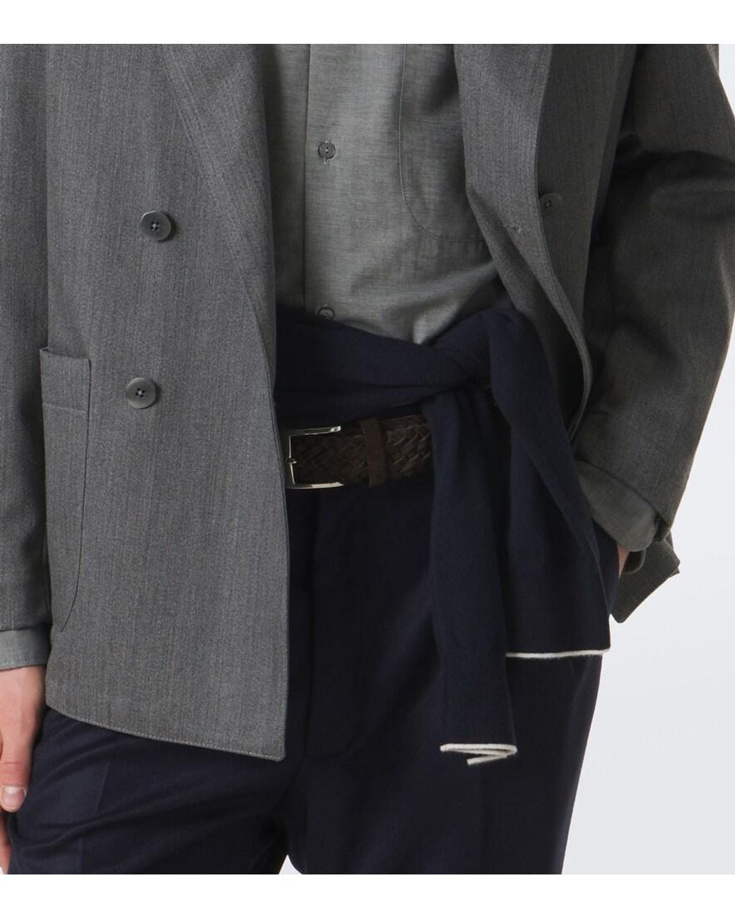STÒFFA Gray Cotton Shirt for men
