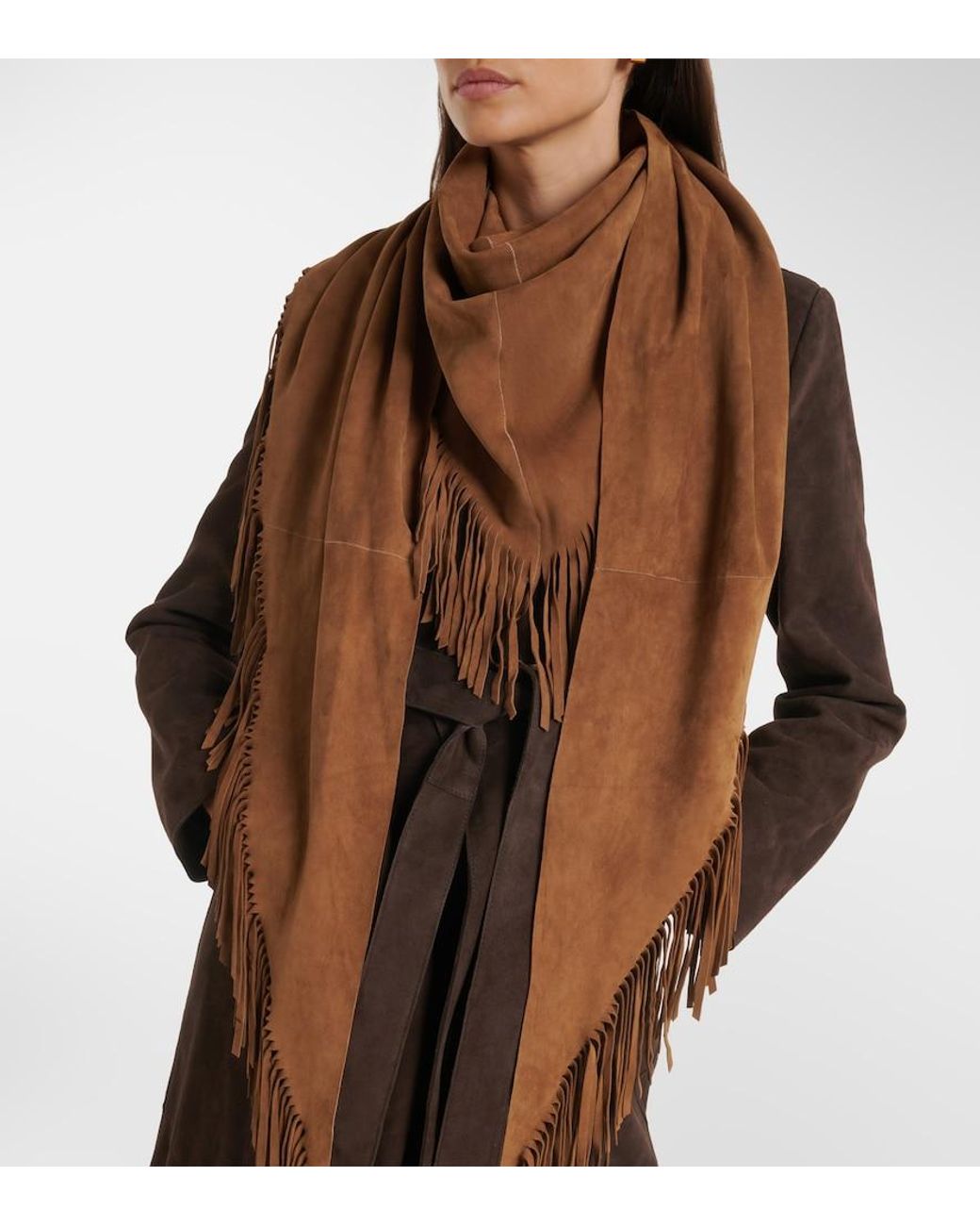 Scialle di Nour Hammour in Brown