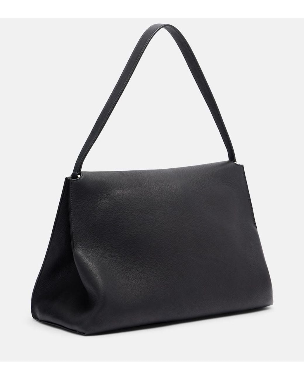 Nour Hammour Black Amal Leather Shoulder Bag