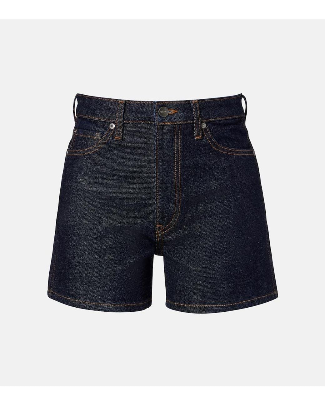 Khaite Blue Danya Denim Shorts