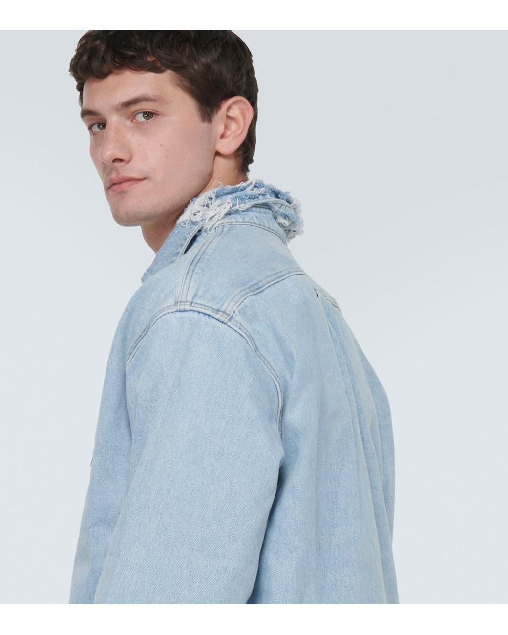 ERL Blue Denim Overshirt for men