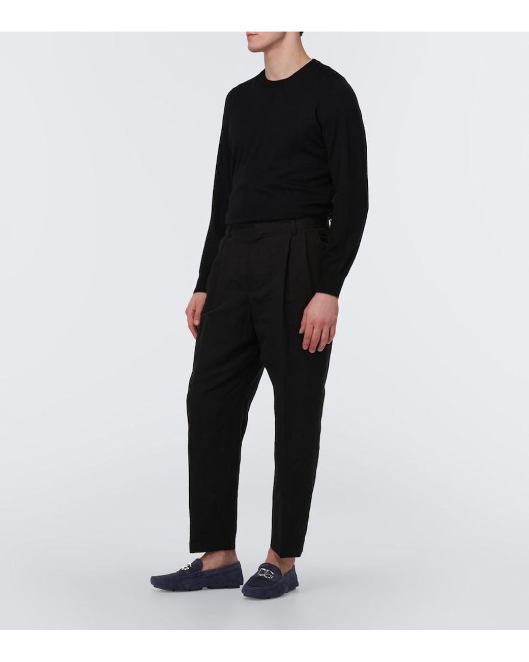 Dolce & Gabbana Blue Flat Shoes for men