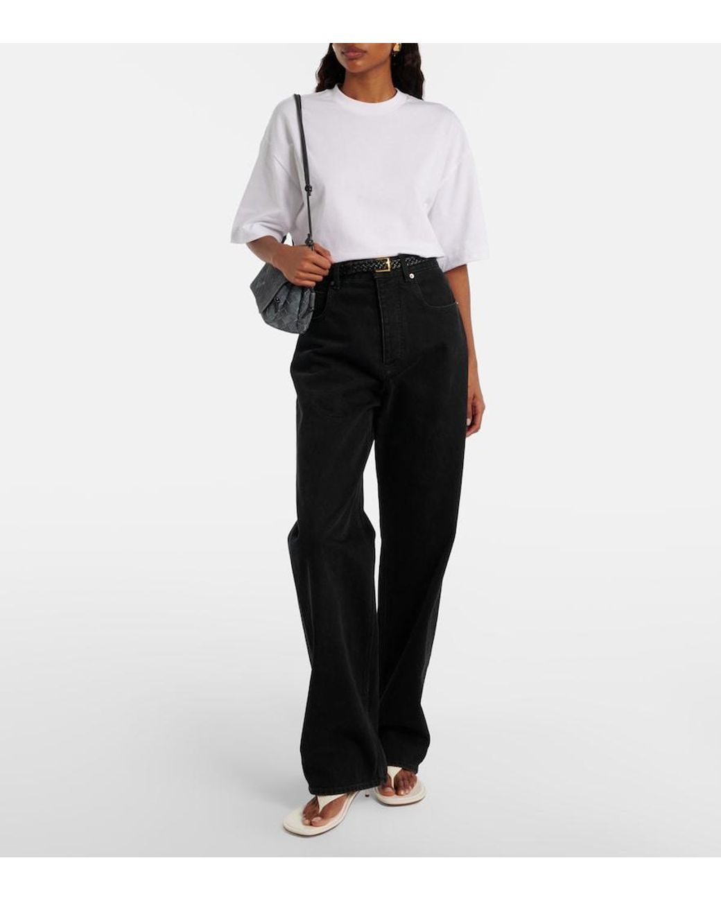 Bottega Veneta White Cotton Jersey T-Shirt