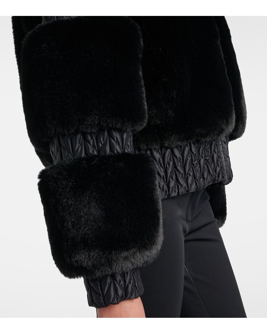 Goldbergh Black Furry Ski Jacket