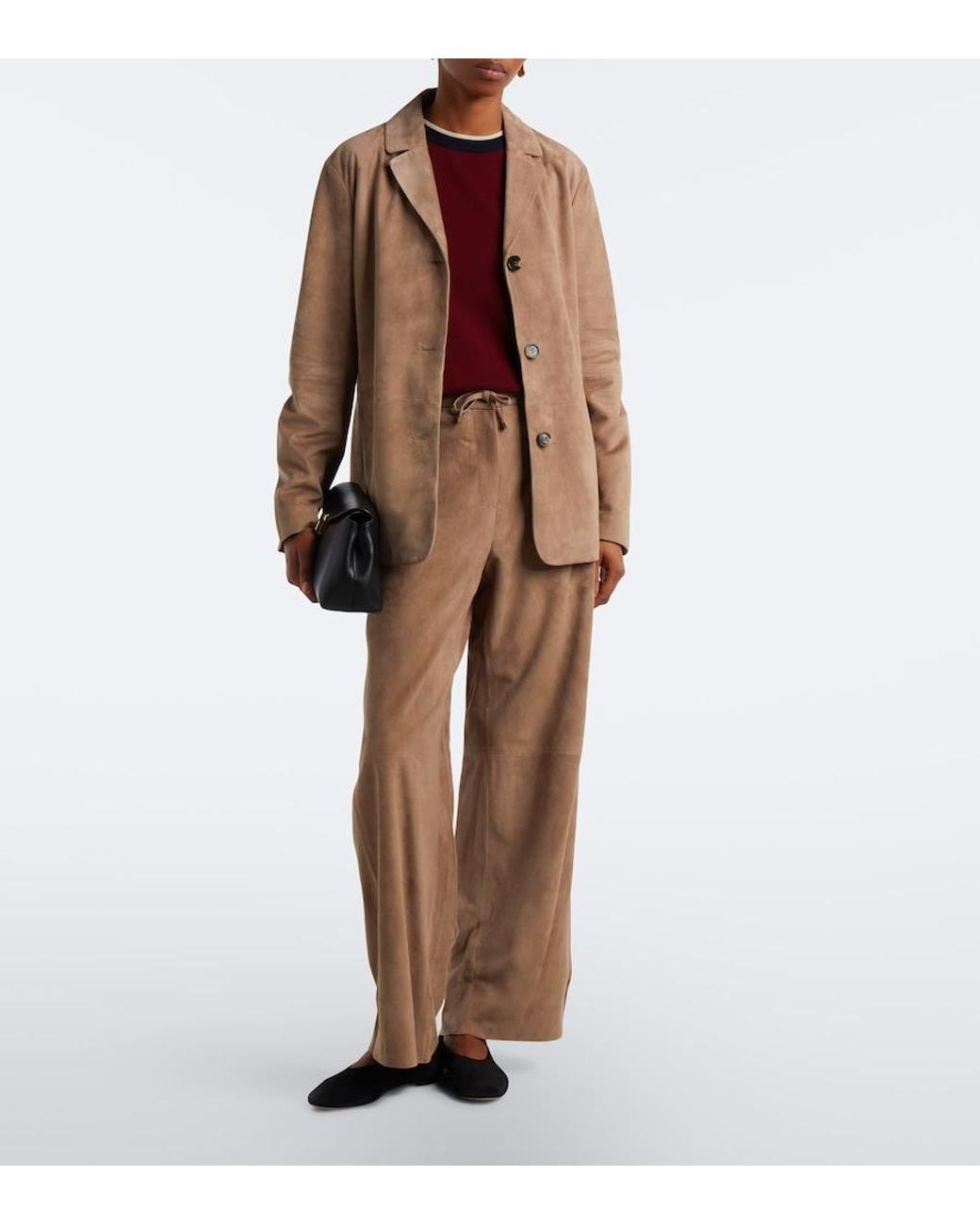 Max Mara Brown Suede Jacket