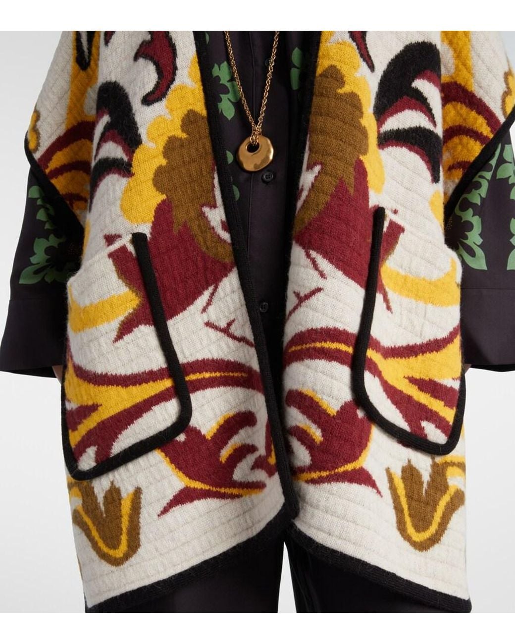 LaDoubleJ Multicolor My Power Patterned Cape