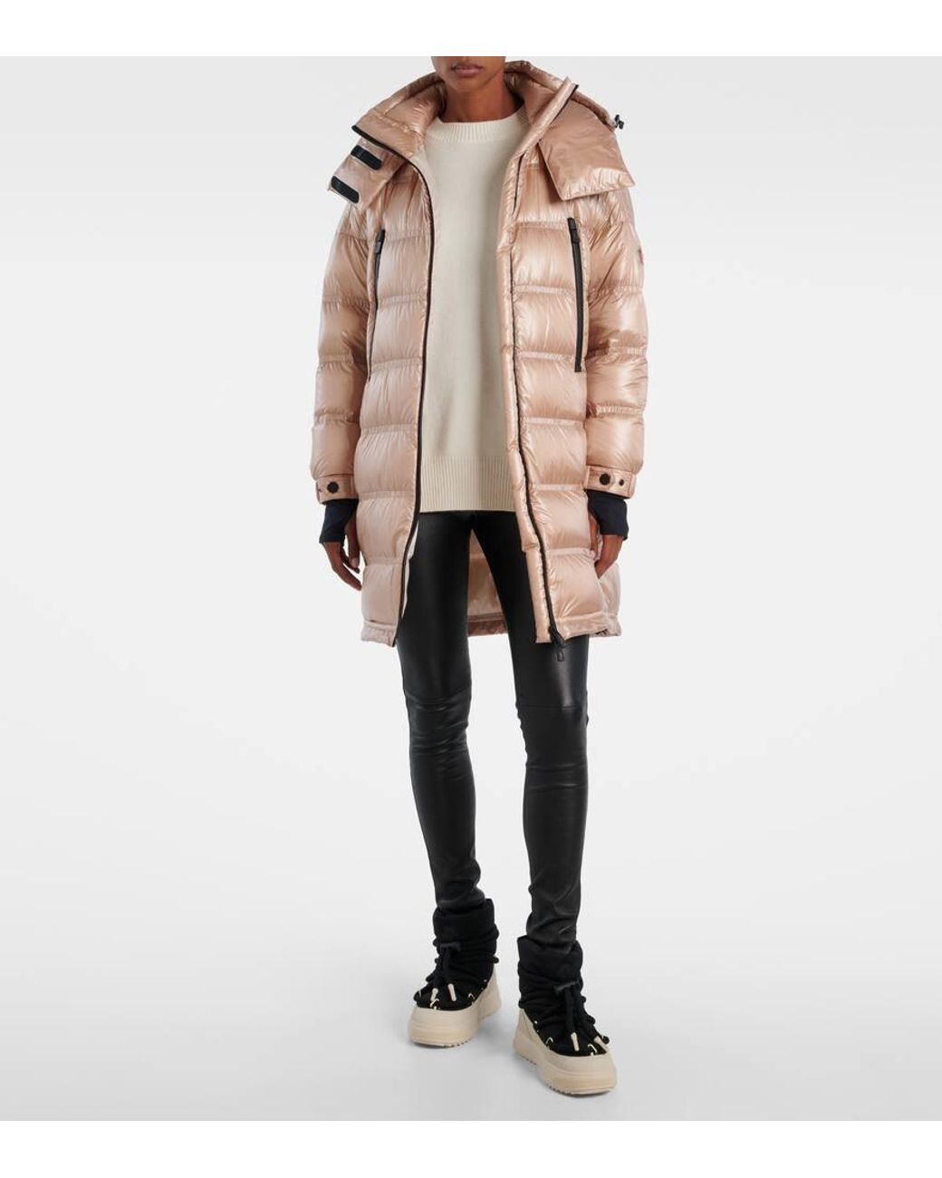 Moncler Black Altive Mid Snow Boots