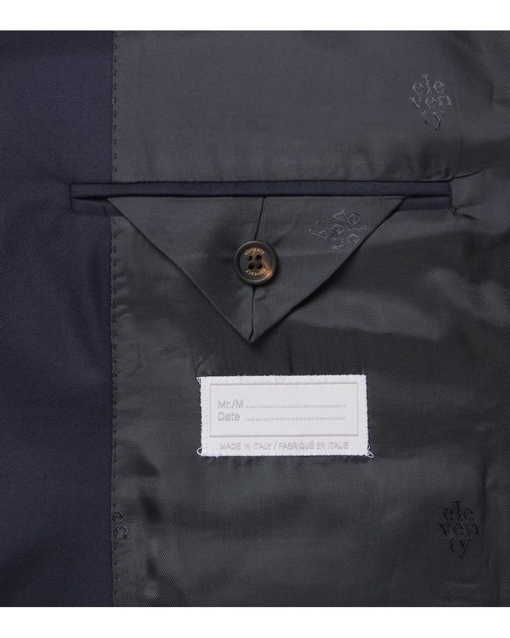 Eleventy Blue Wool Suit for men