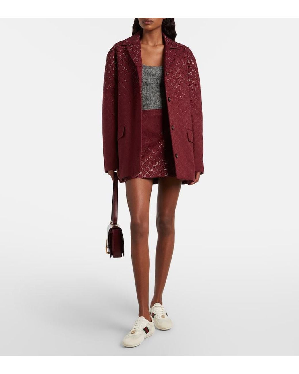 Baskets Shift Pour Femme, Taille Gucci en coloris White