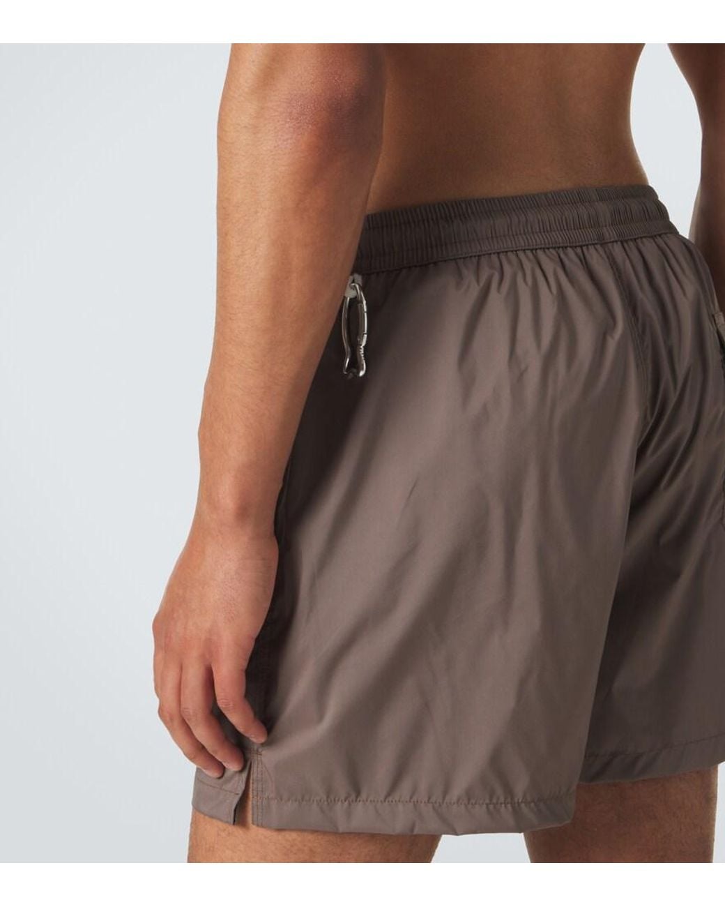 Fedeli Brown Swim Trunks for men