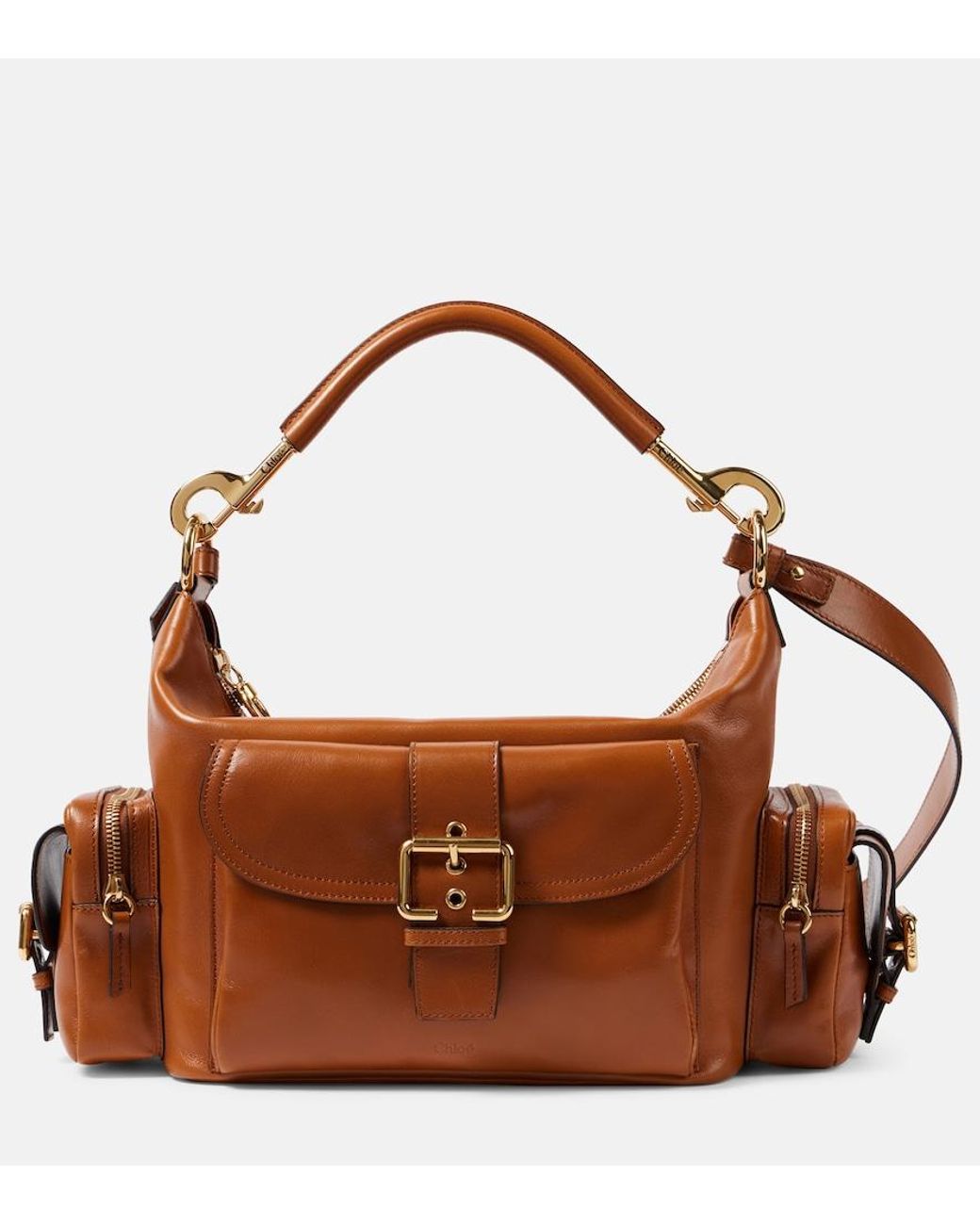 Chloé Brown Medium Leather Camera Bag