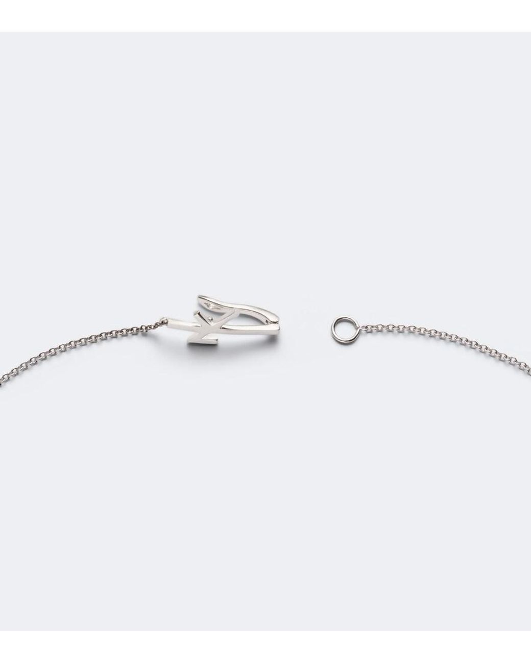 Nikos Koulis White Oui 18Kt And Enamel Pendant Necklace With Emerald And Diamonds