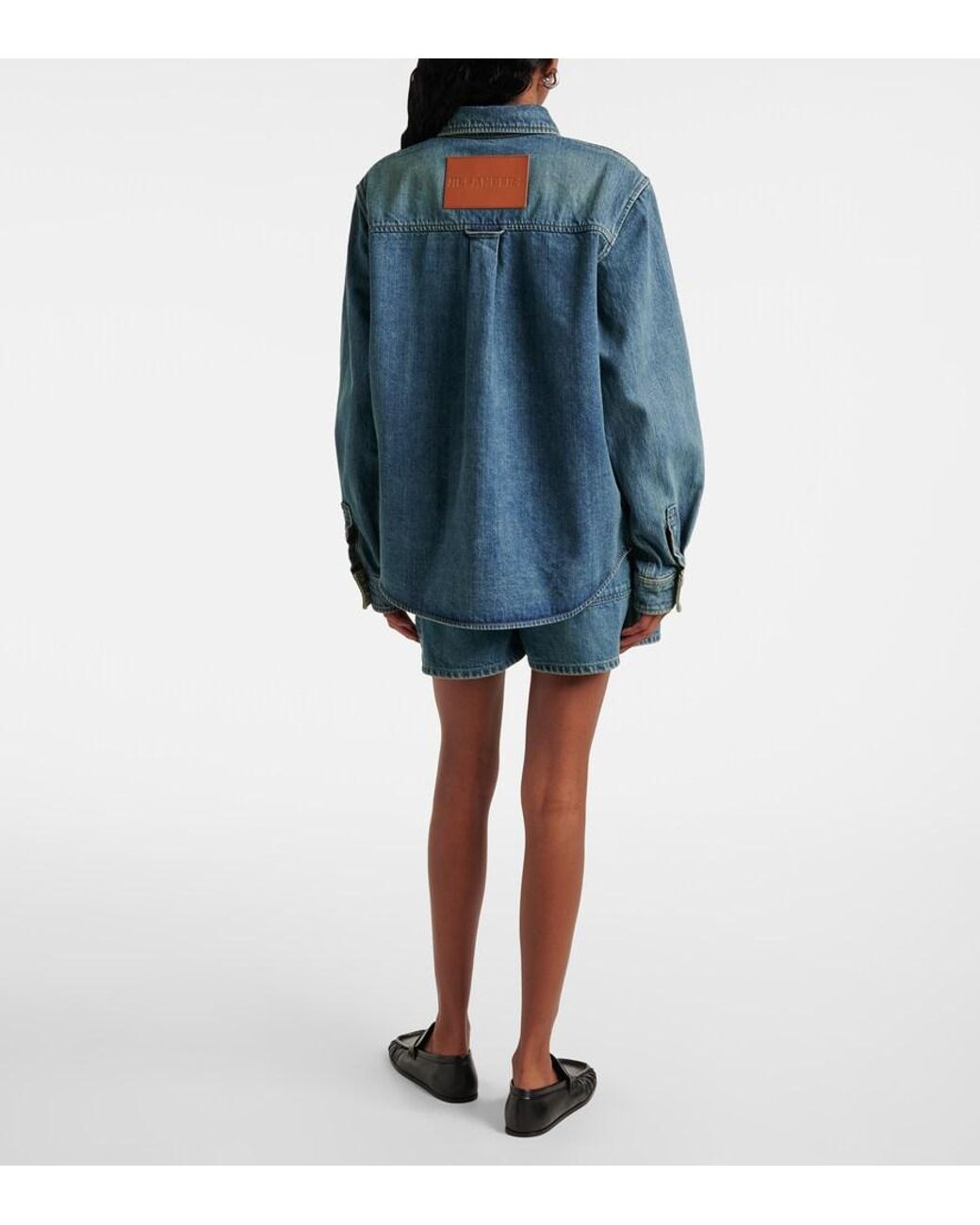 Jil Sander Blue Denim Overshirt