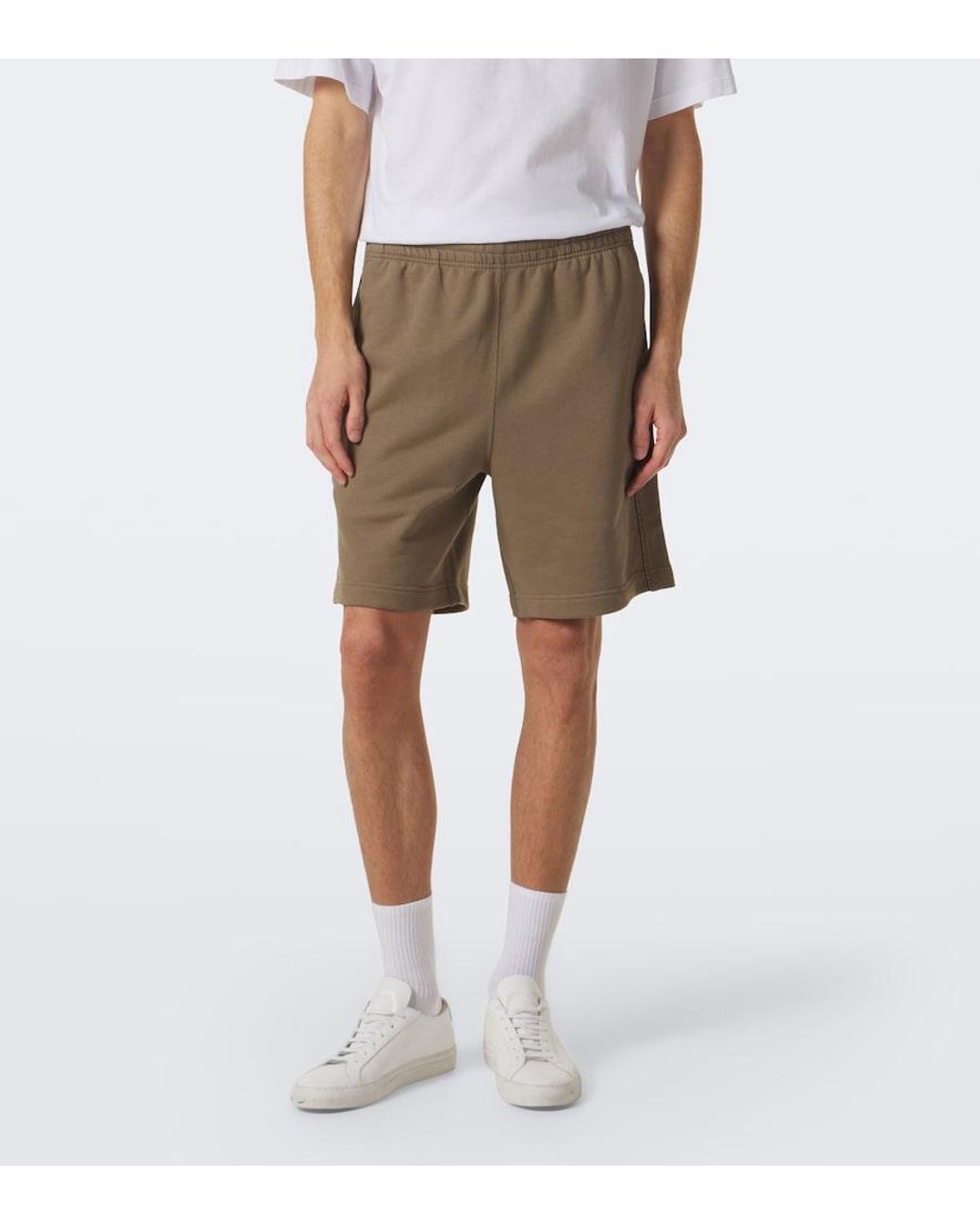 Burberry Natural Check Cotton Jersey Shorts for men