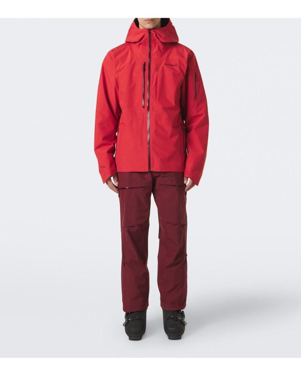 Norrona Red Lofoten Gore-Tex Ski Jacket for men