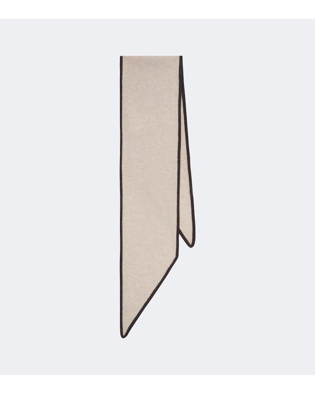 Lisa Yang White Chelsea Cashmere Scarf for men
