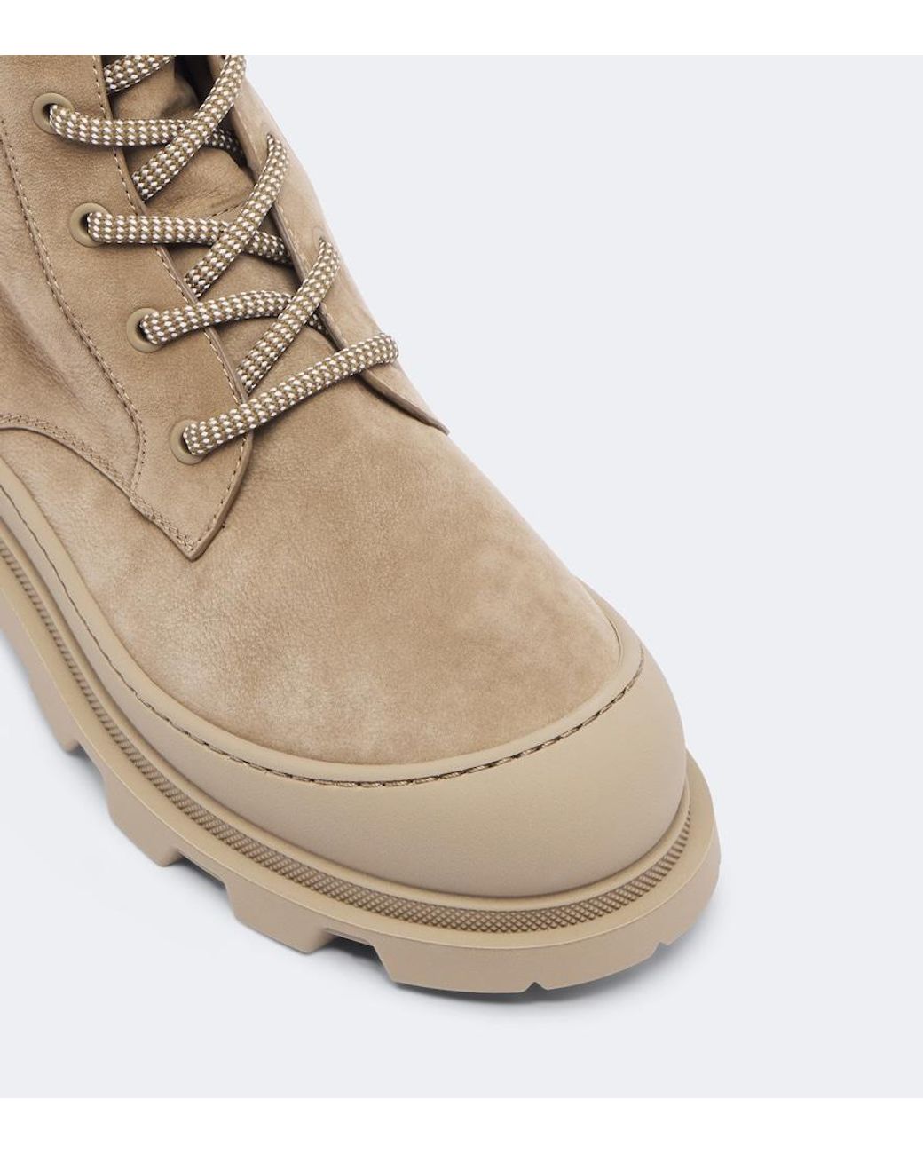 Moncler Natural Vera Leather Ankle Boots