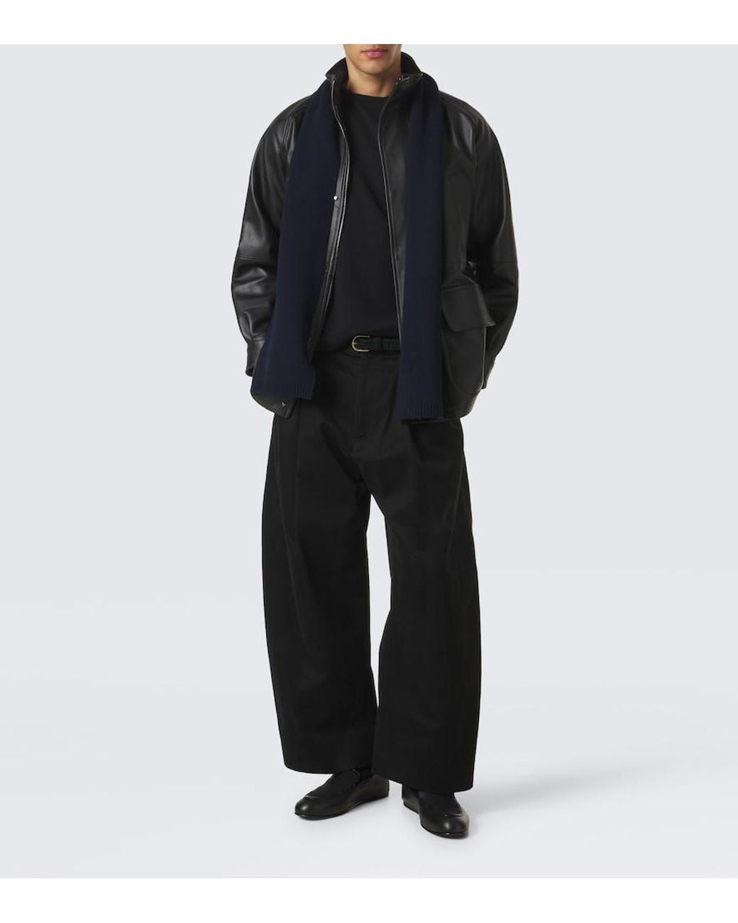 STÒFFA Black Cashmere T-Shirt for men