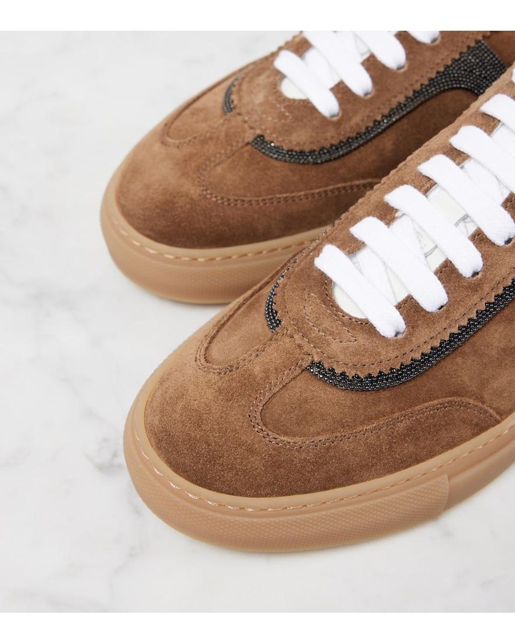 Brunello Cucinelli Brown Sneakers