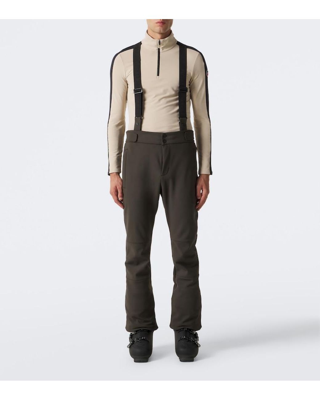 Fusalp Black Franz Ski Salopettes for men