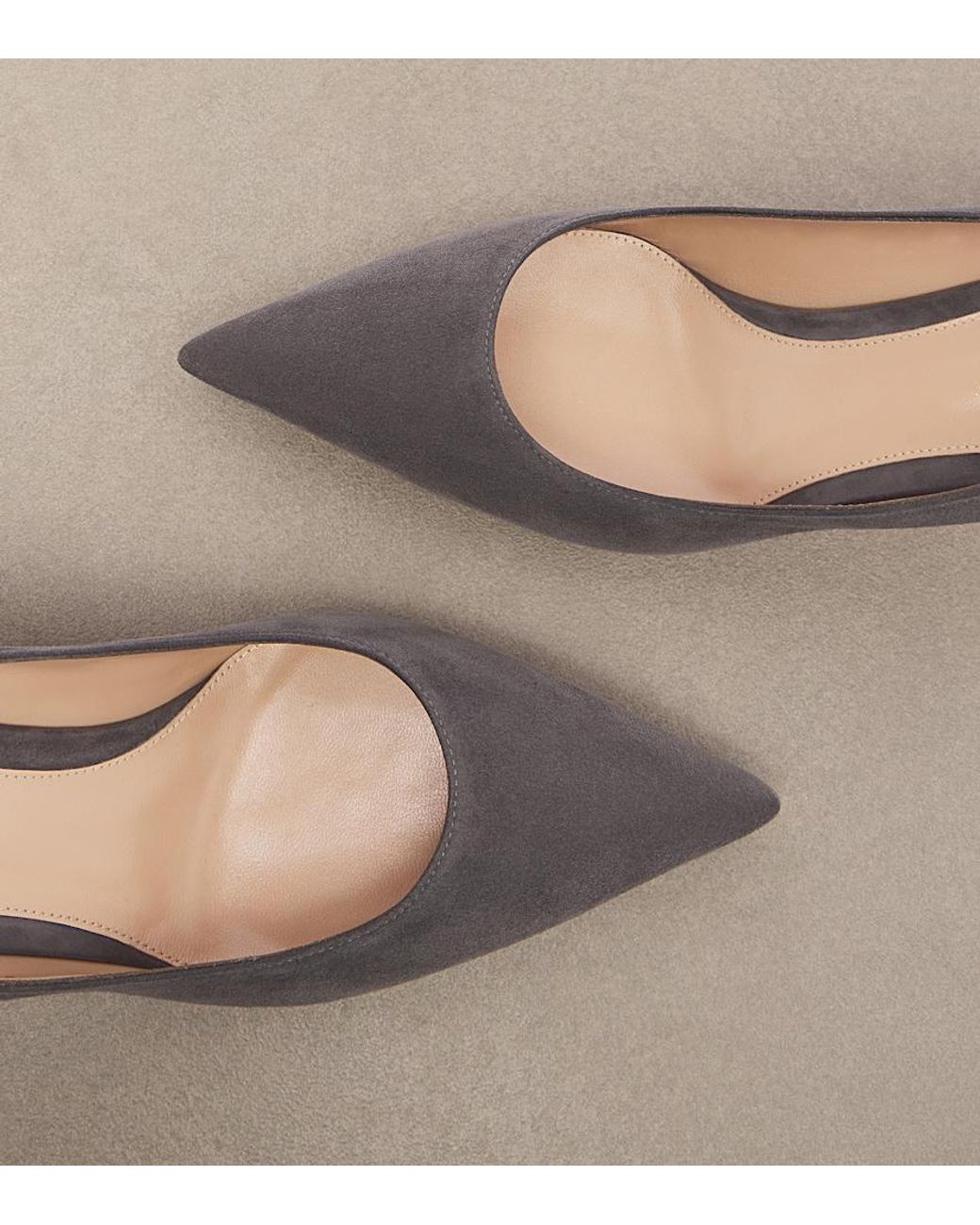 Gianvito Rossi Gray Gianvito Suede Pumps