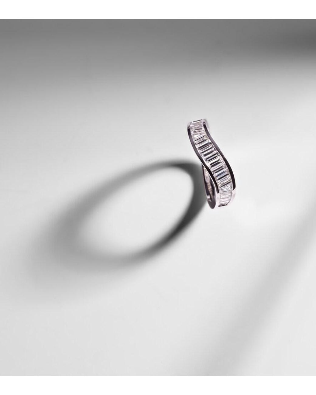 Anita Ko White Wave 18Kt Ring With Diamonds