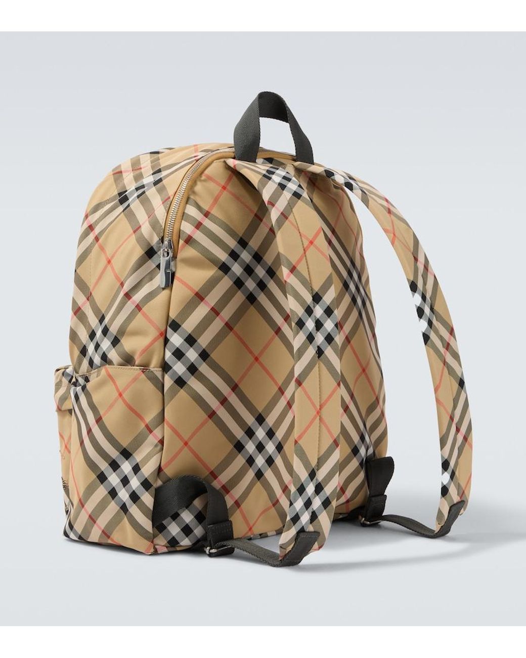 Burberry Metallic Check Backpack for men