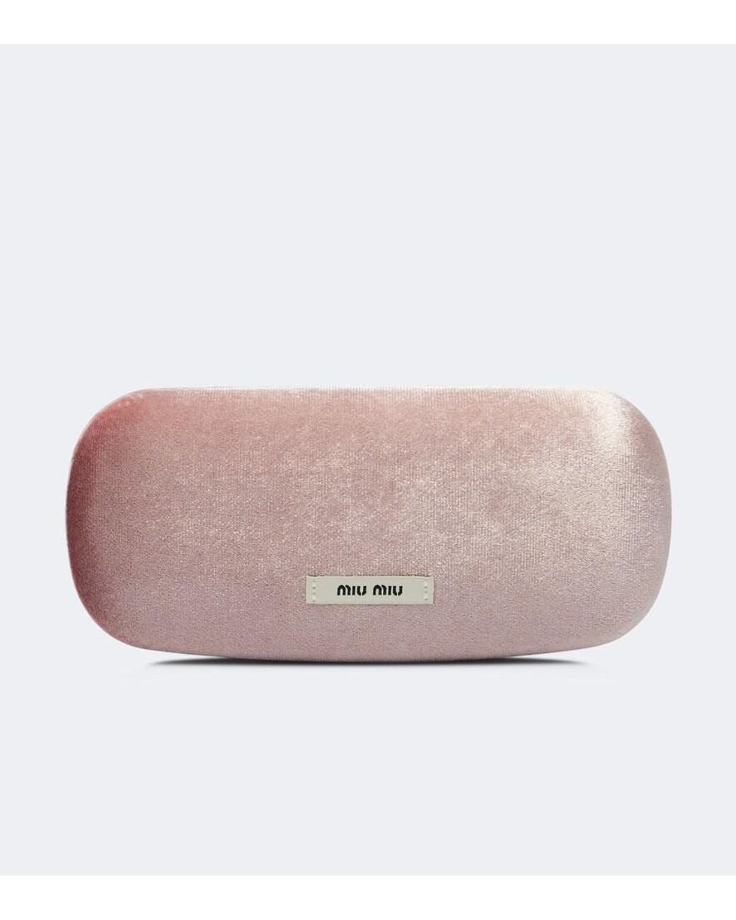 Miu Miu Pink Reverie Oval Sunglasses